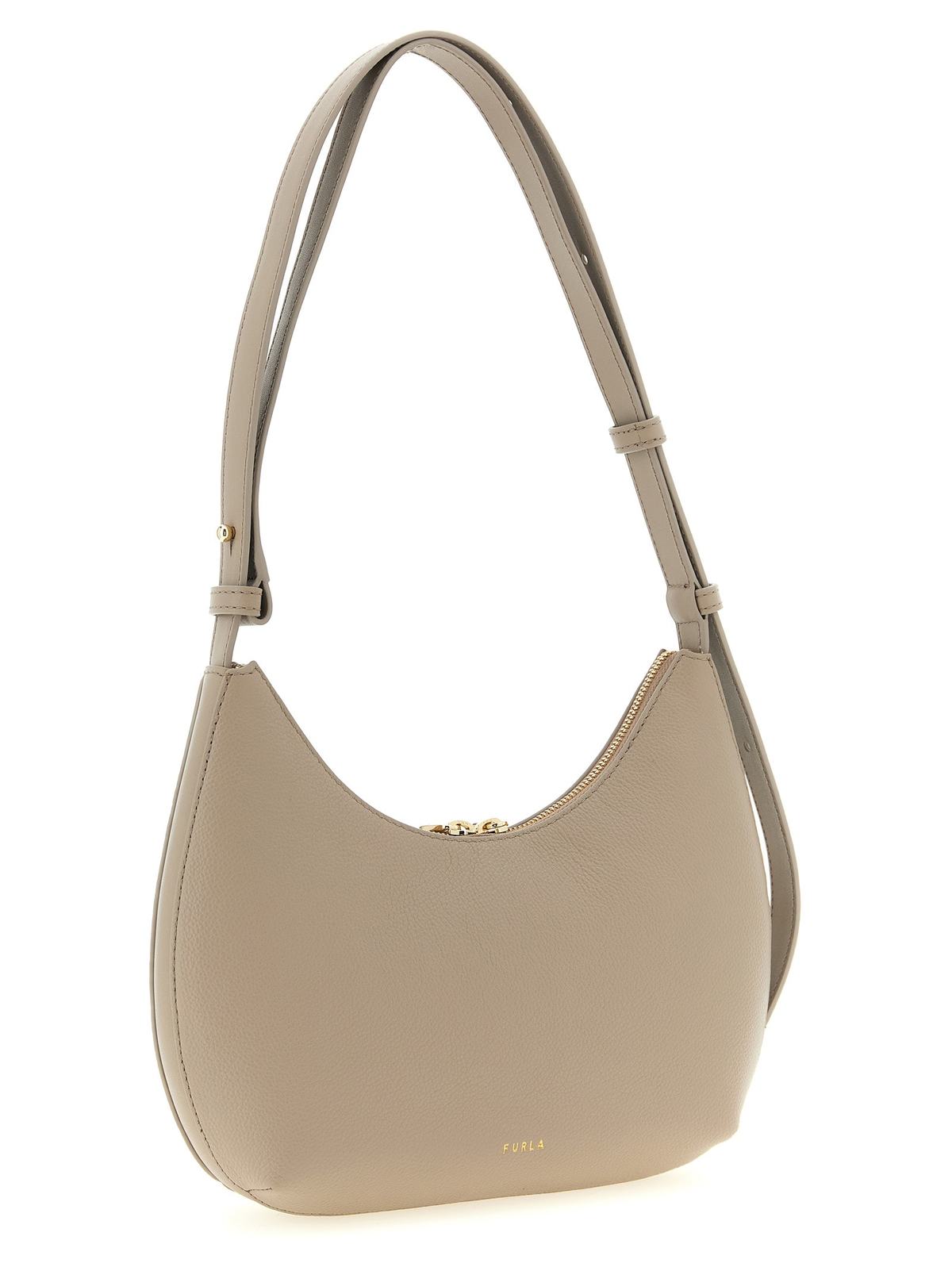 Furla Goccia Small Shoulder Bag - Beige - Image 2 of 4
