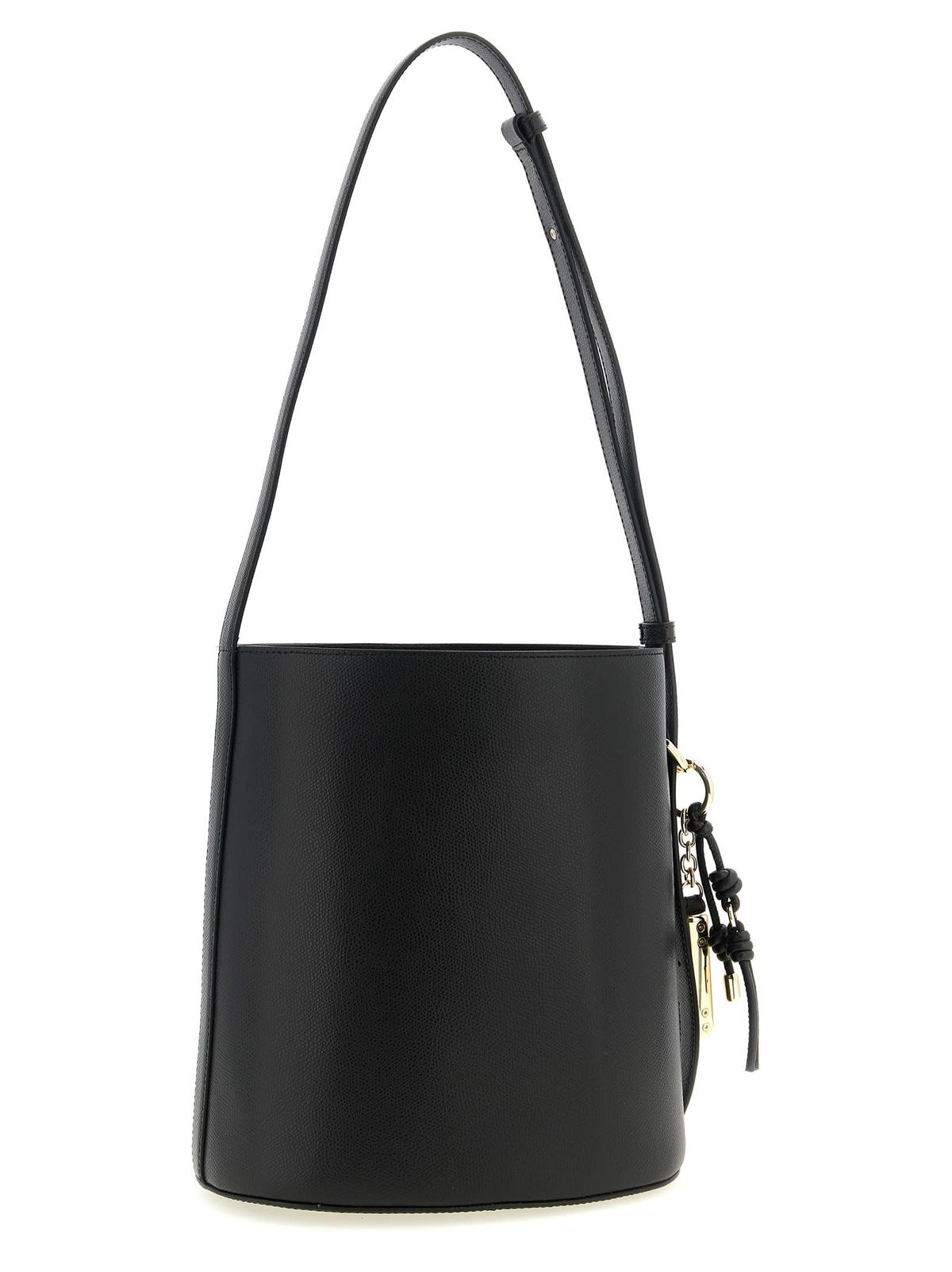 Furla Roxie Small Bucket Bag - Black - Image 2 of 4