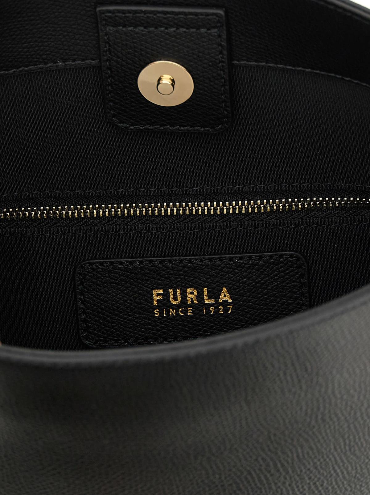 Furla Roxie Small Bucket Bag - Black - Image 4 of 4