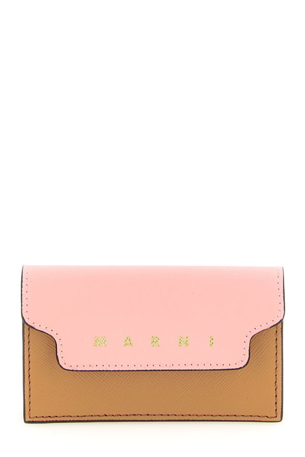 Marni Logo Business Card Holder Wallet - Multicolor