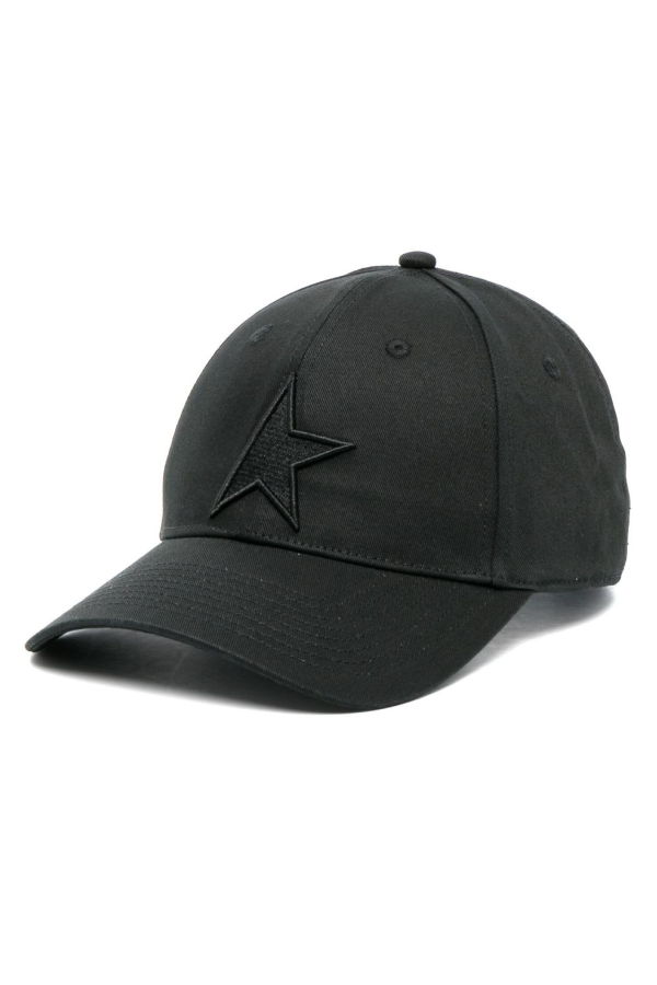 Golden Goose Logo Baseball Cap - Black