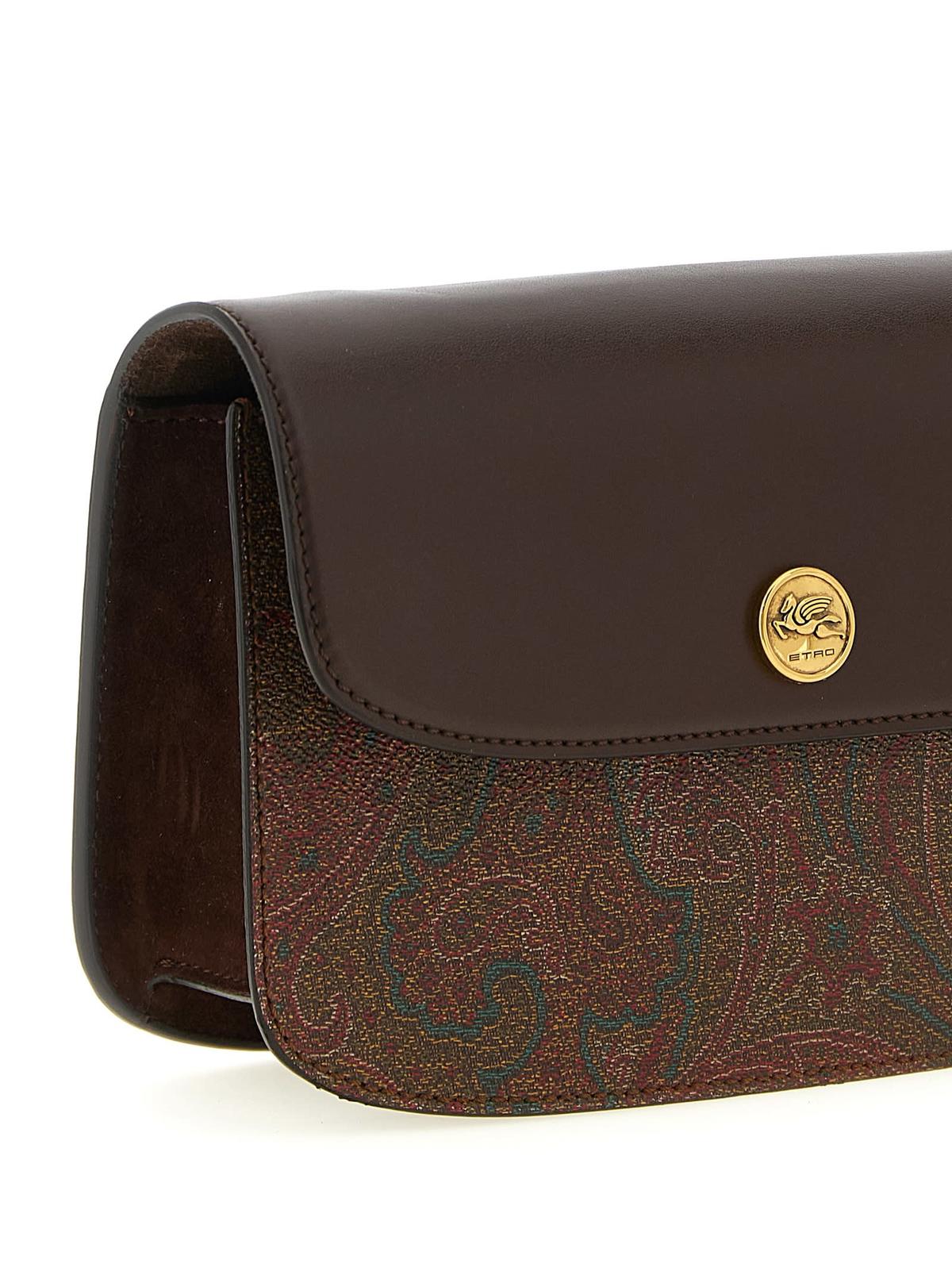 Etro Essential S Crossbody Bag - Brown - Image 3 of 4