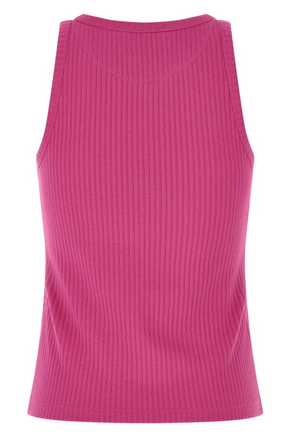 Marni Logo Patch Tank Top - Fuchsia