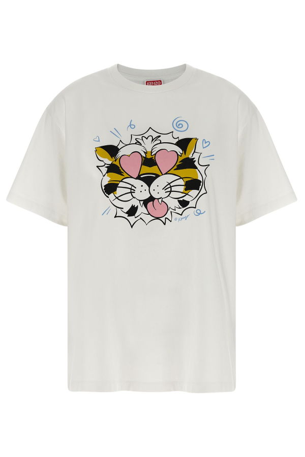Kenzo Wild Tiger T-Shirt - White