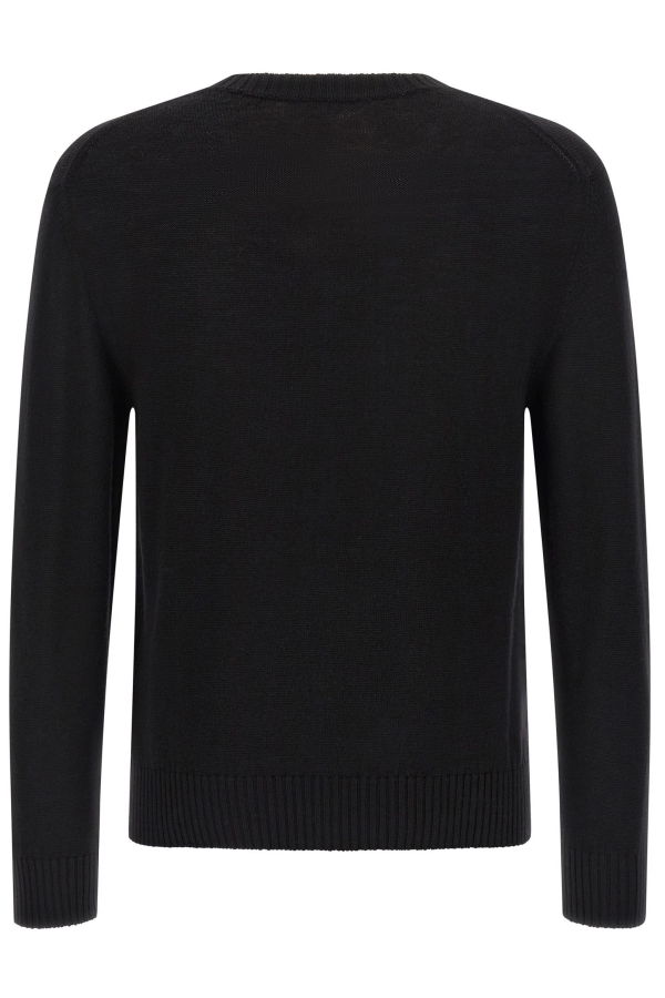 Jil Sander Logo Embroidery Sweater - Black