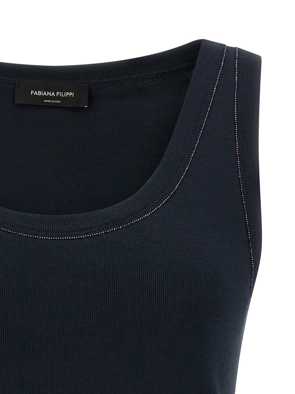 Fabiana Filippi Cotton Top Top - Blue - Image 3 of 3