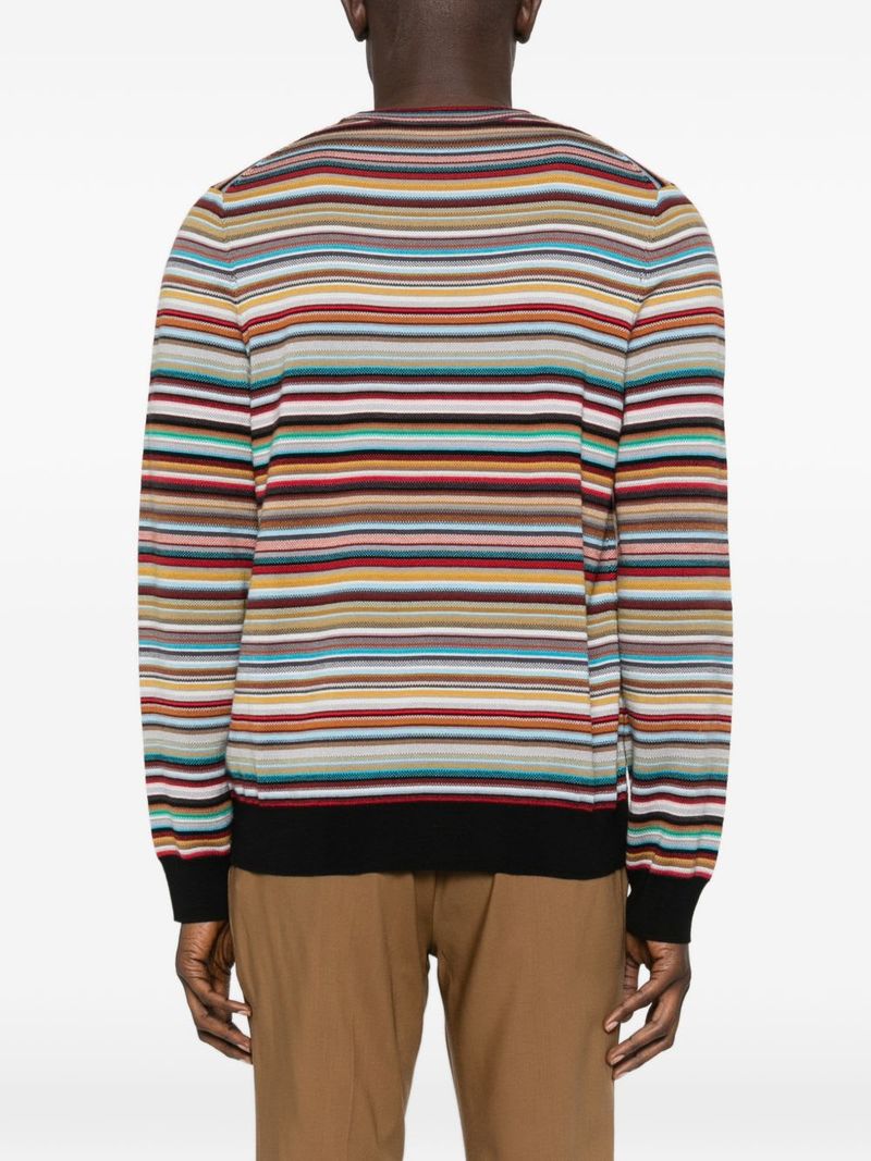 PAUL SMITH Signature Stripe Wool Sweater - MultiColour