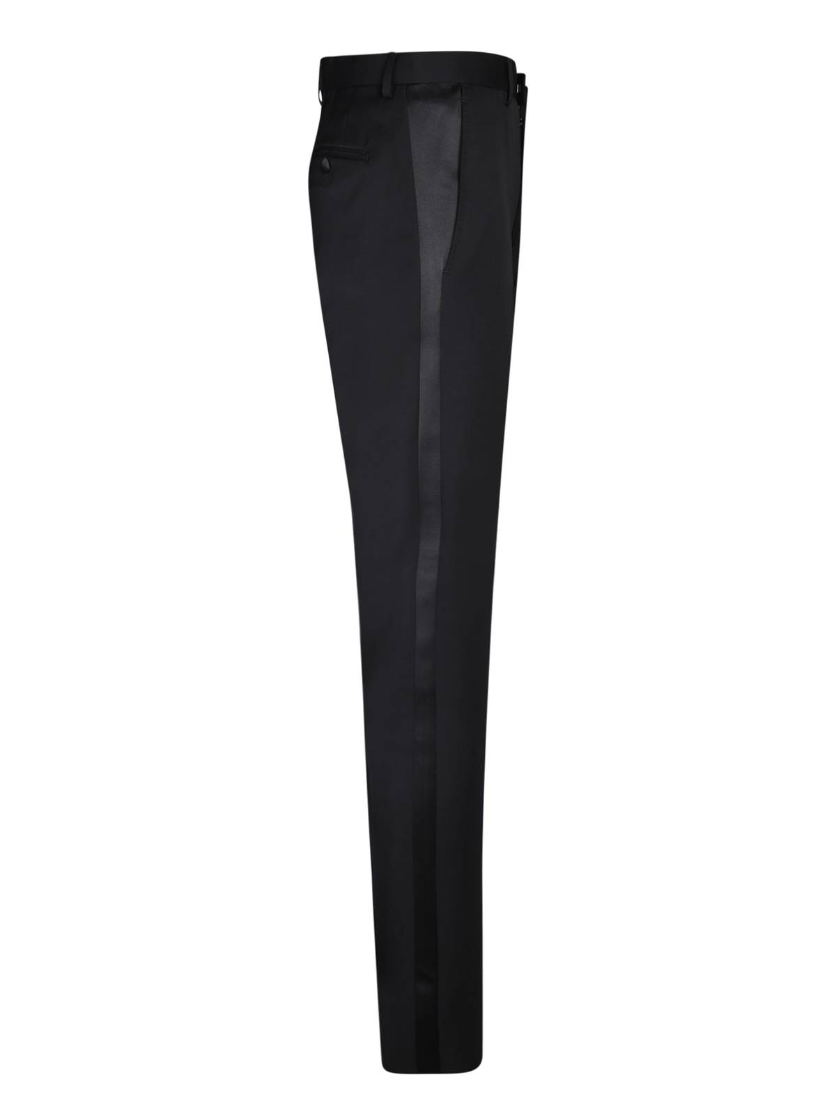 Lanvin Tuxedo Pants - Black - Image 2 of 3