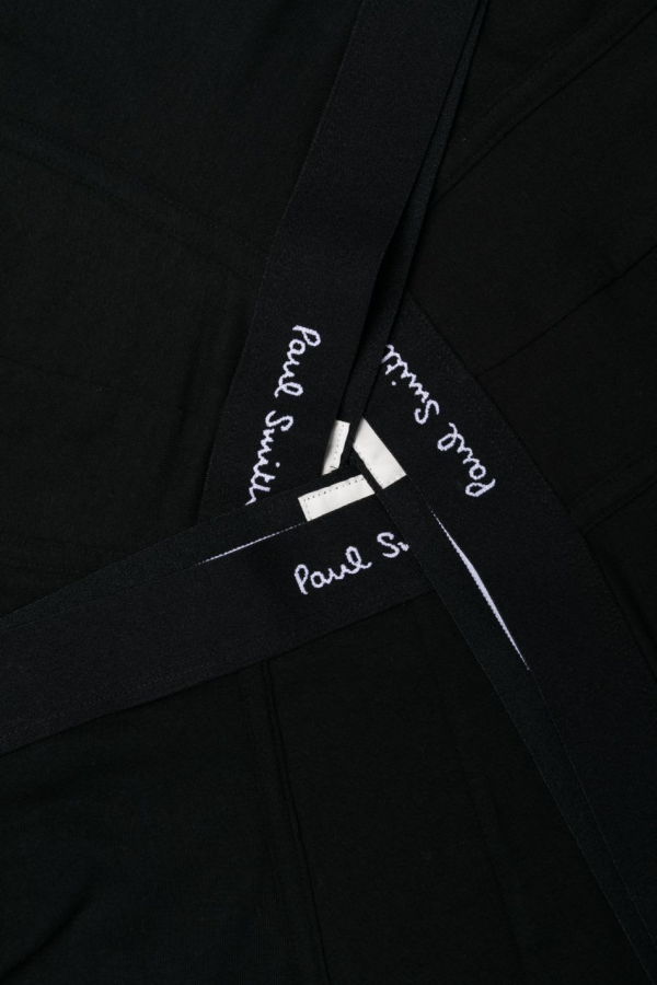 PAUL SMITH Cotton Boxers 3 Pack - Black
