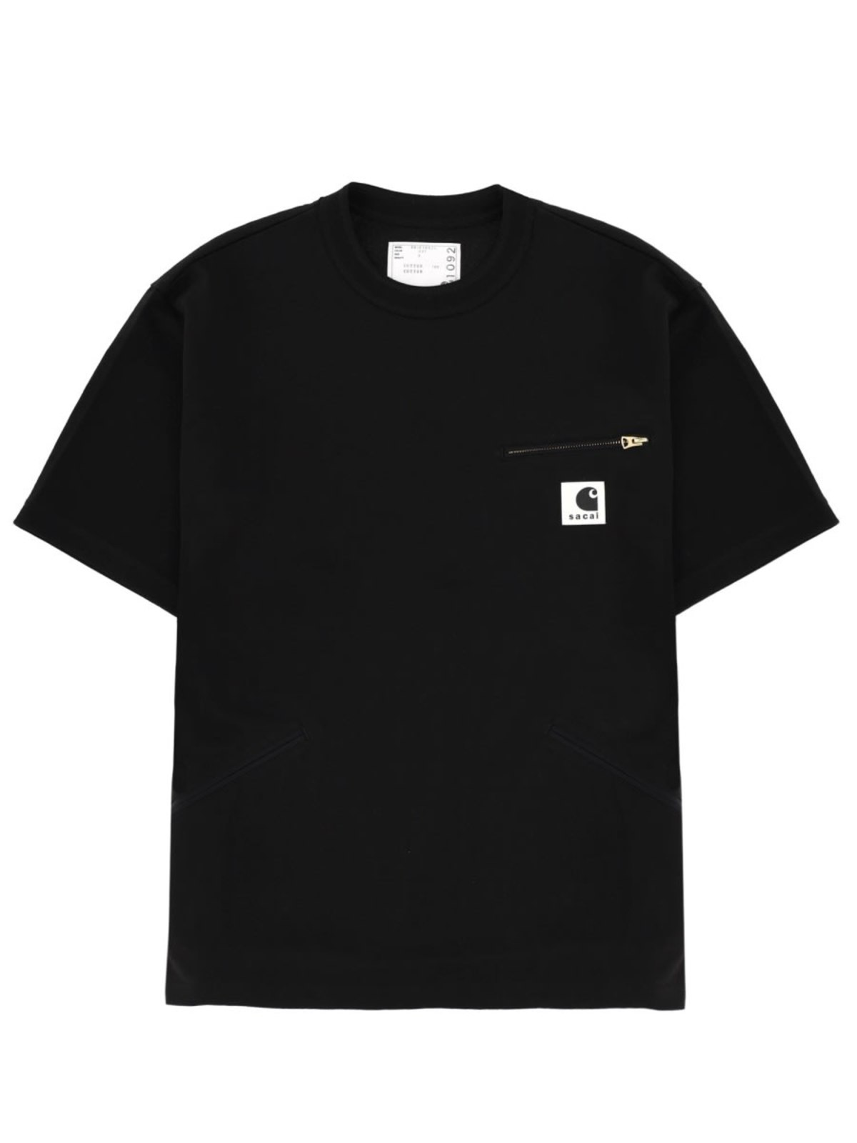 sacai x Carhartt WIP T-Shirt - Black - Image 1 of 2