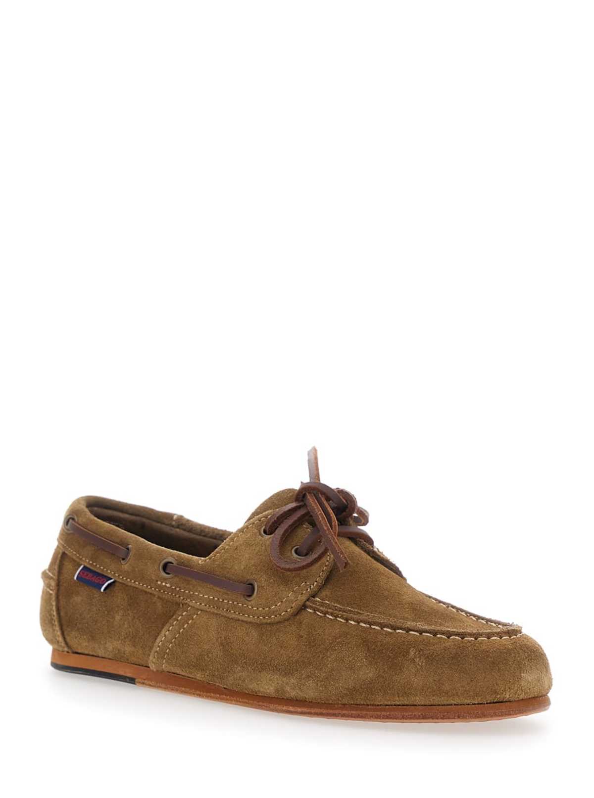 Sebago Owen Flat Shoes - Brown - Image 1 of 3