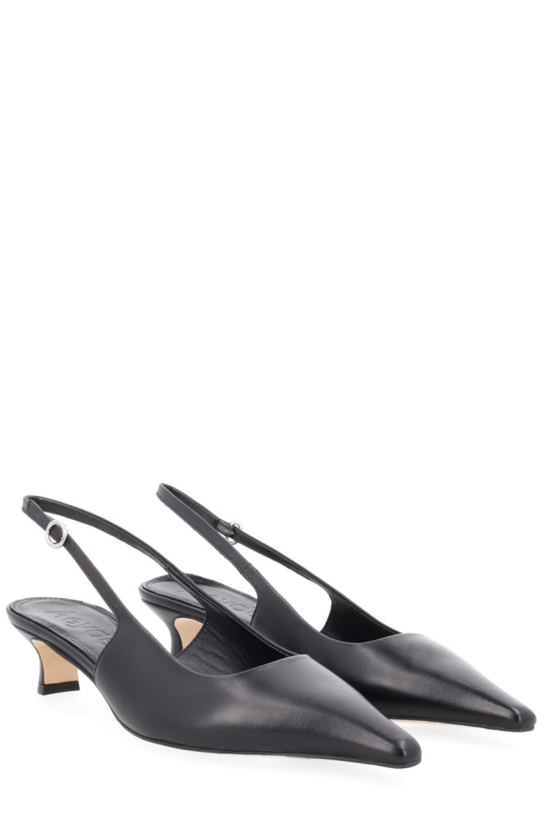 aeydē Neckline Catrina Heels - Black