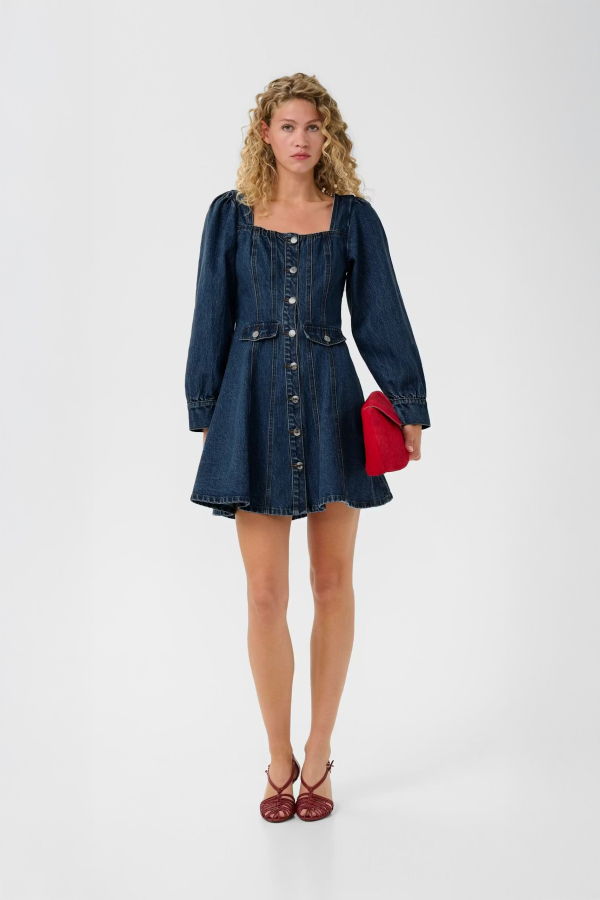 Gestuz Samia Dress - Indigo Blue