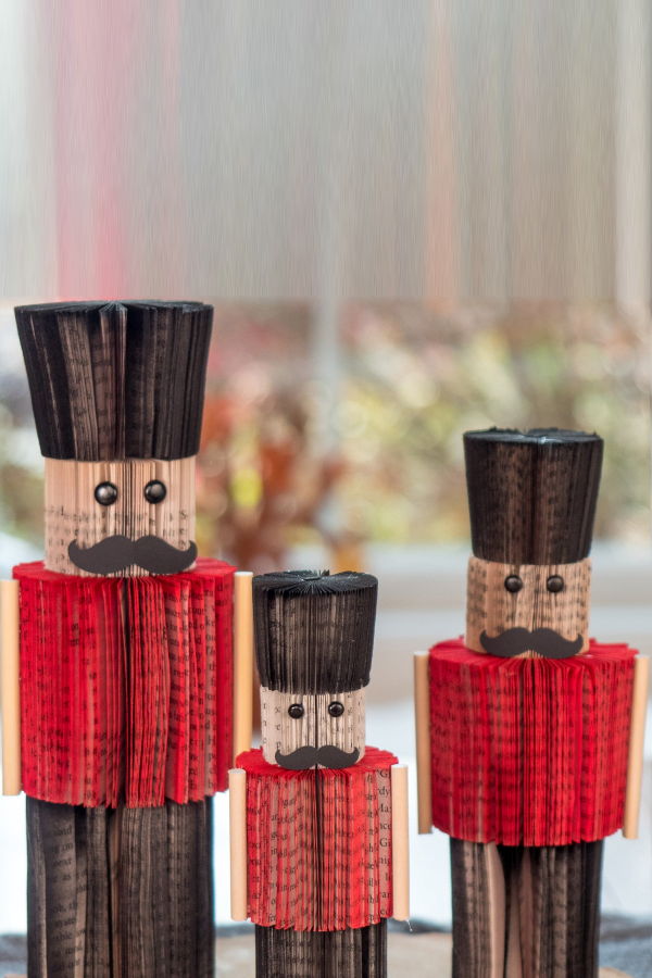 Root To Vine Nutcrackers Christmas Book Decor
