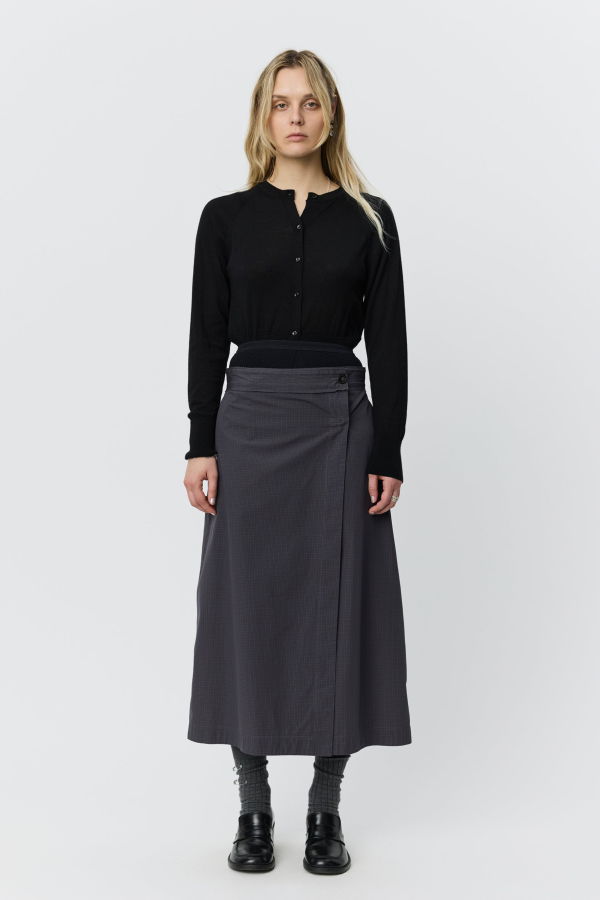 mfpen Classic Wrap Skirt - Mushroom