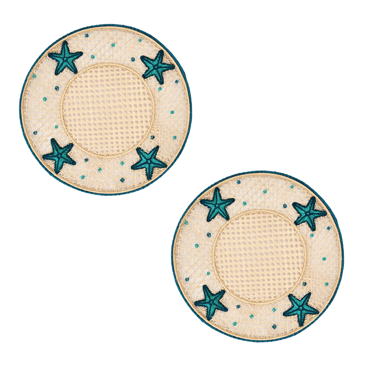 Coro Cora Starfish 3D Placemat Set of 2 - Image 1 of 3