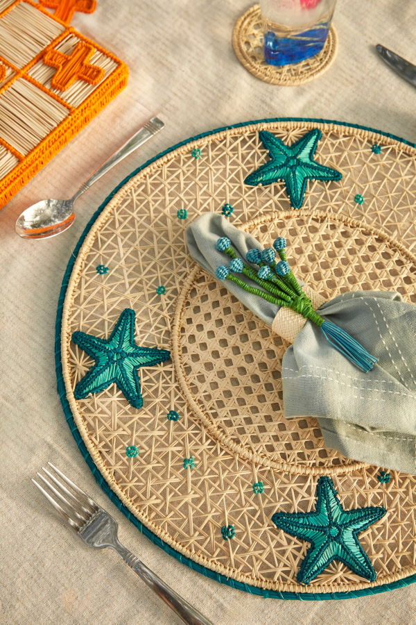 Coro Cora Starfish 3D Placemat Set of 2