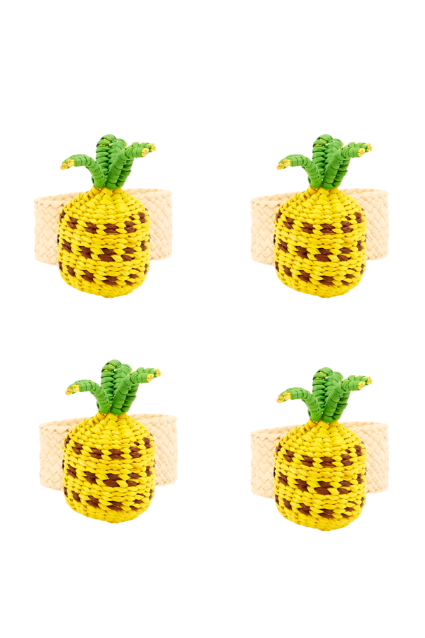 Coro Cora S/4 Pineapple Napkin Ring