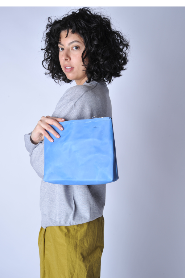 Trakatan Cobalt Medium Pouch Bag - Blue