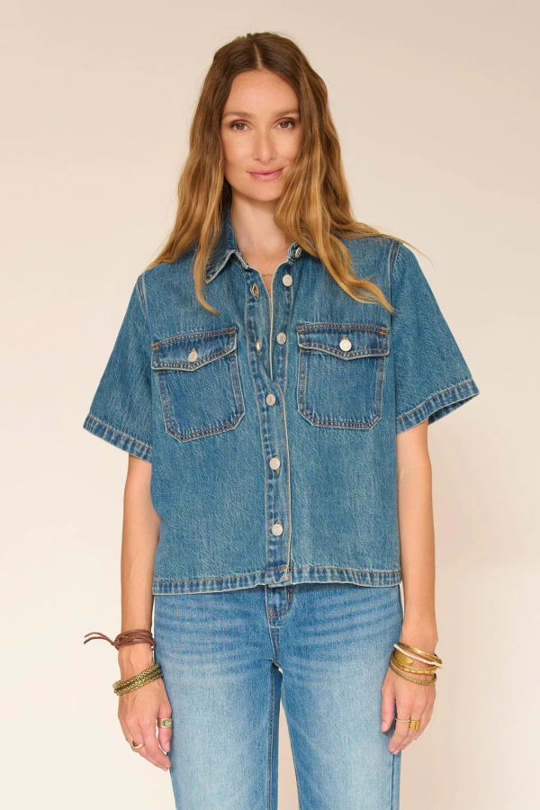 MKT Studios Celita Tokyo Denim Blouse
