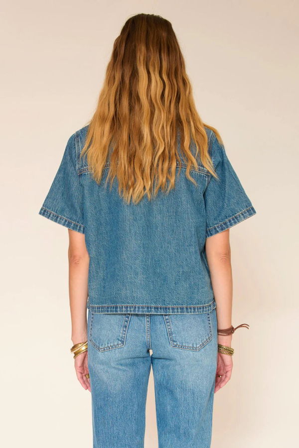 MKT Studios Celita Tokyo Denim Blouse