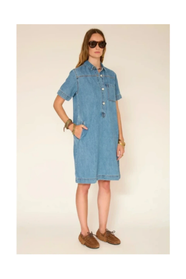 MKT Studios Rosalie Shibuya Dress - Midwest Wash