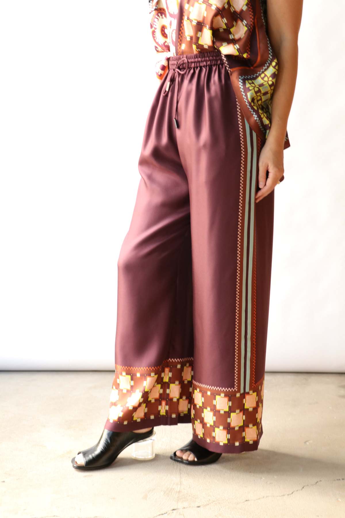 ALÉMAIS Wilson Silk Pant - Multi - Image 2 of 7