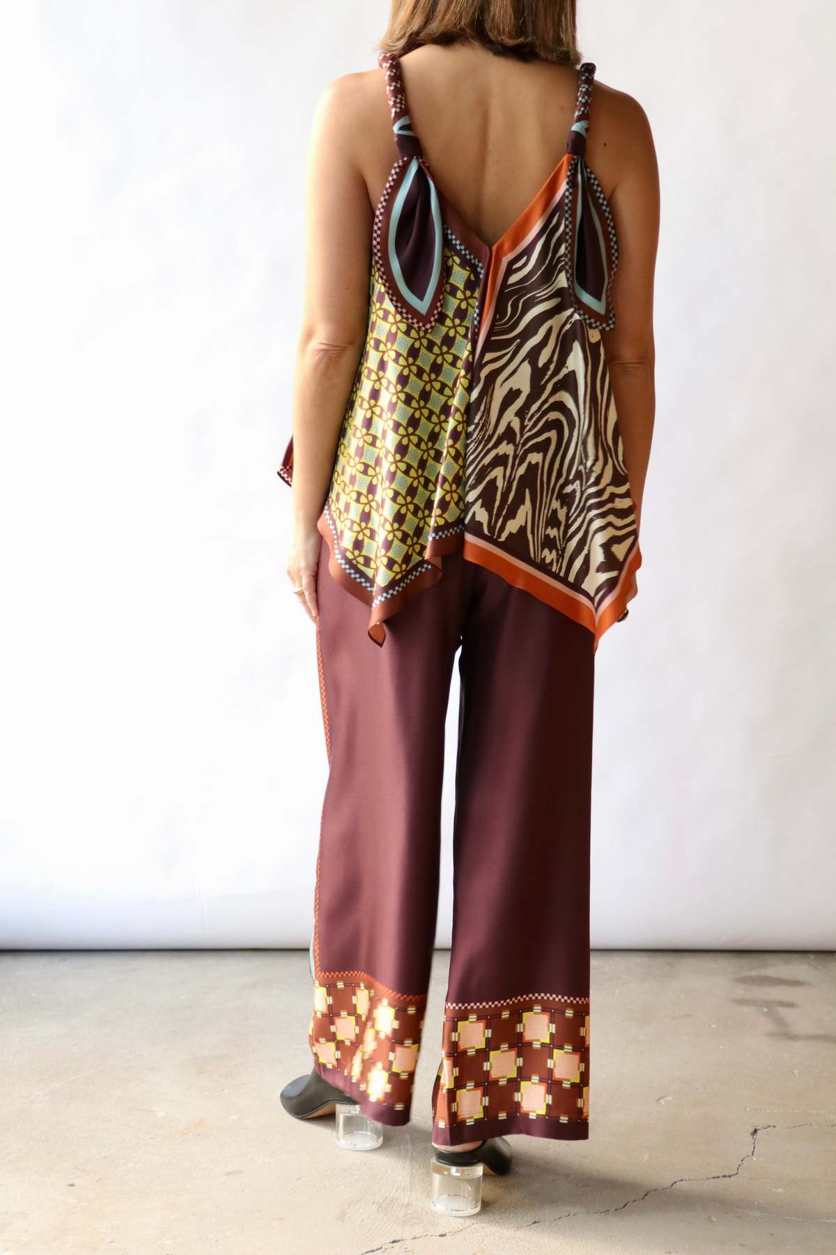 ALÉMAIS Wilson Silk Pant - Multi - Image 4 of 7