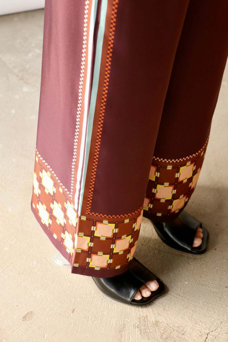 ALMAIS Wilson Silk Pant - Multi