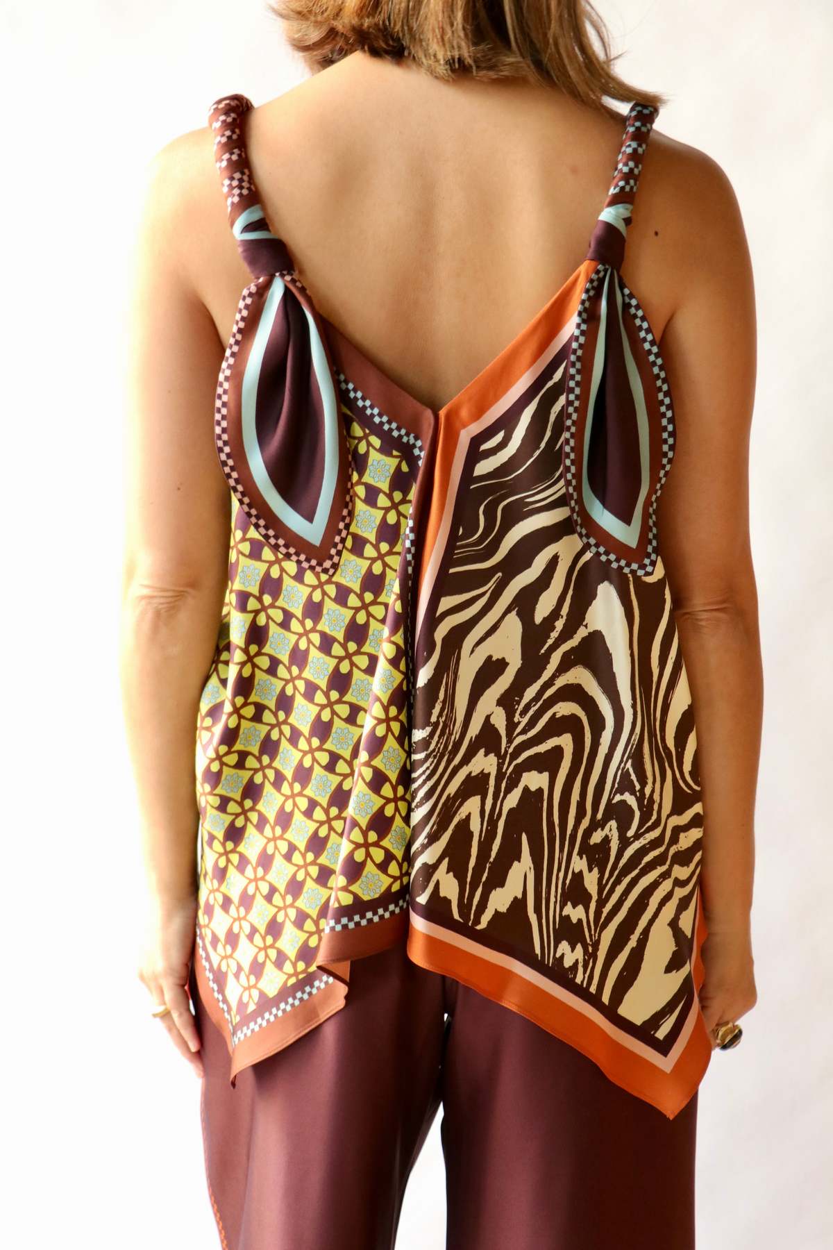 ALÉMAIS Wilson Silk Top - Multi - Image 2 of 6