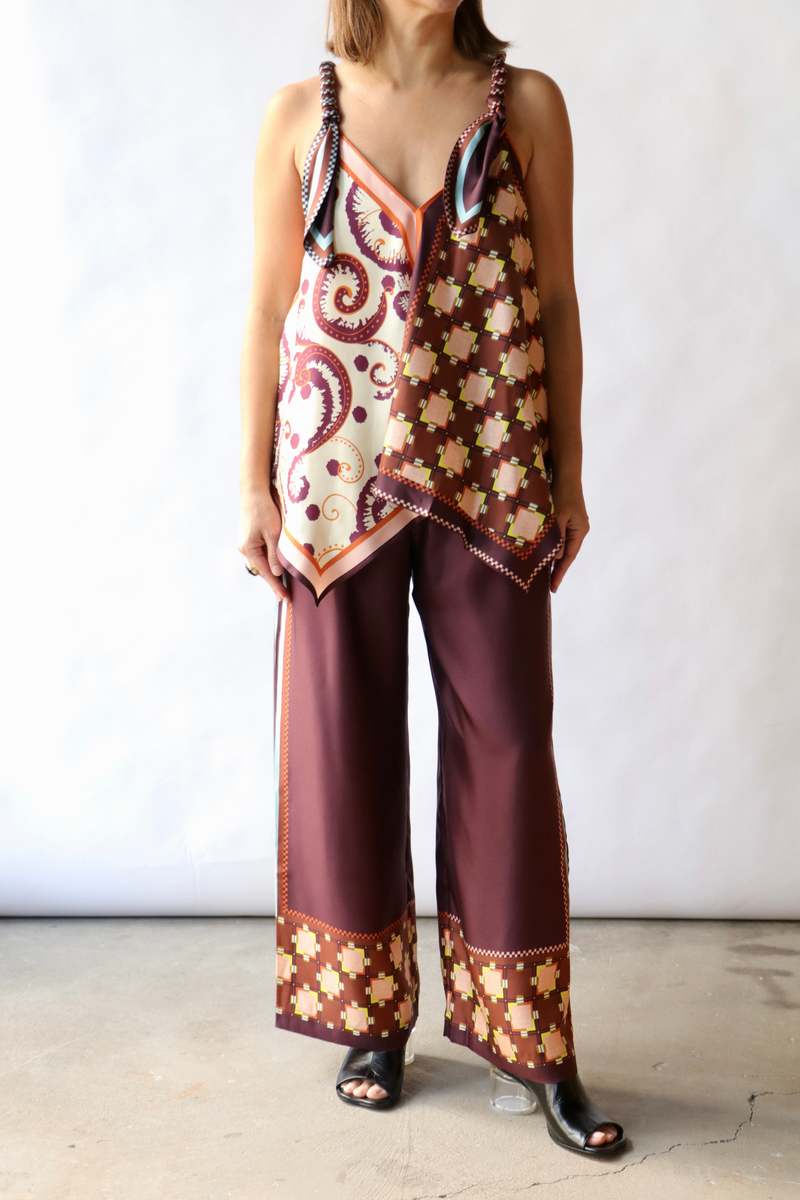 ALMAIS Wilson Silk Top - Multi