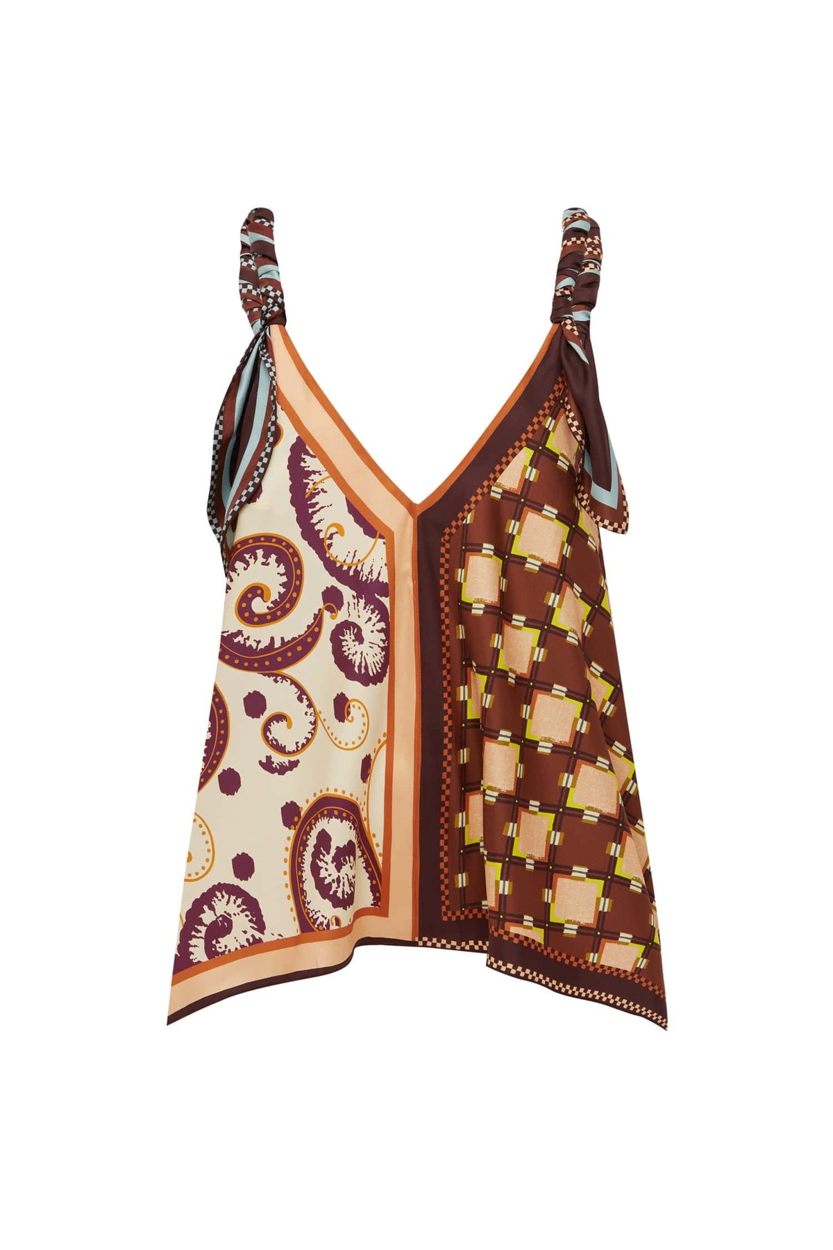 ALÉMAIS Wilson Silk Top - Multi - Image 6 of 6