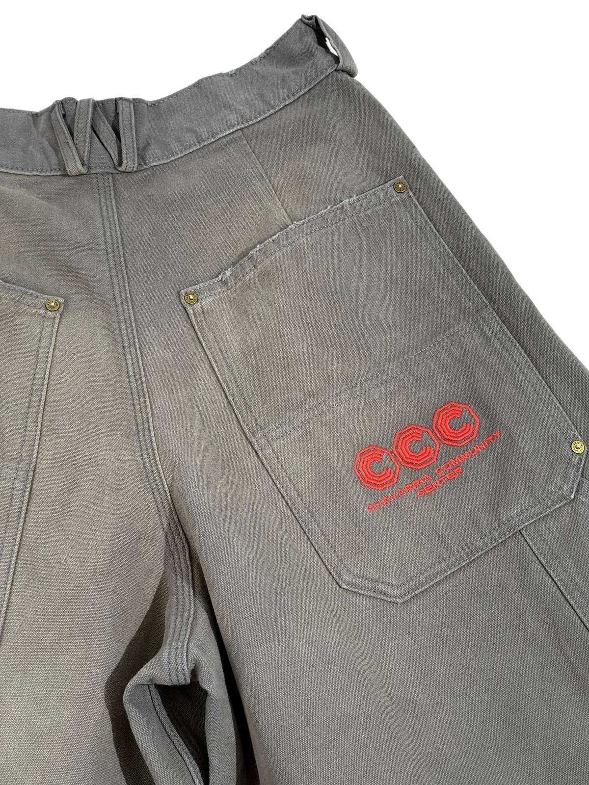 Willy Chavarria Stockton Double Knee Shorts - Image 3 of 5