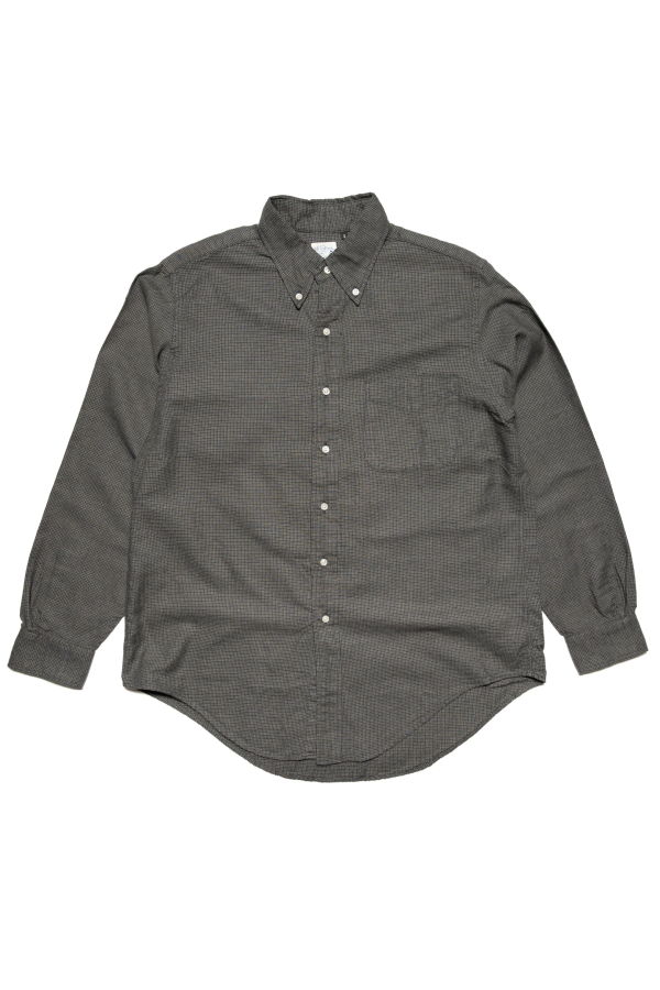 Orslow BD Shirt Soft Subtly Brushed Mini Check Shirt