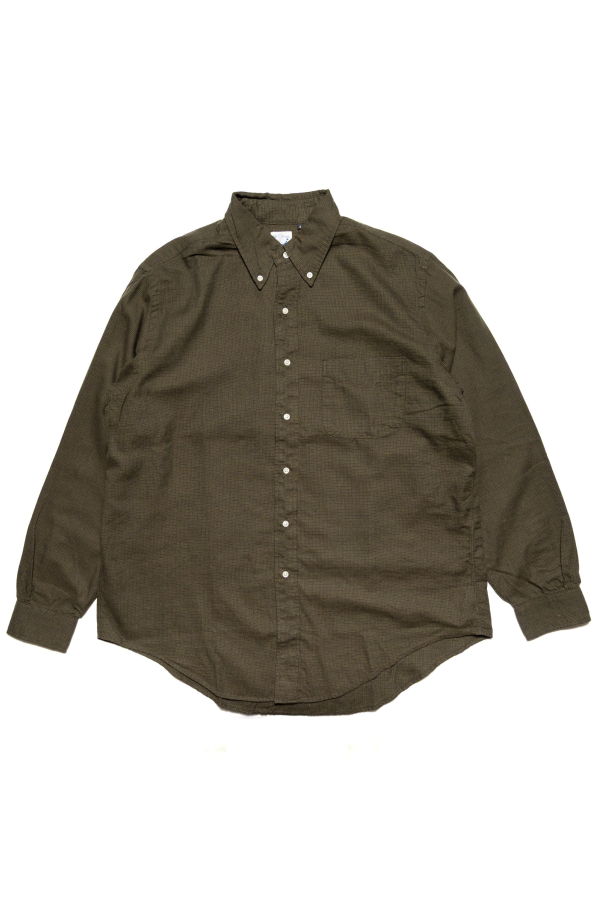 Orslow BD Shirt Soft Subtly Brushed Mini Check