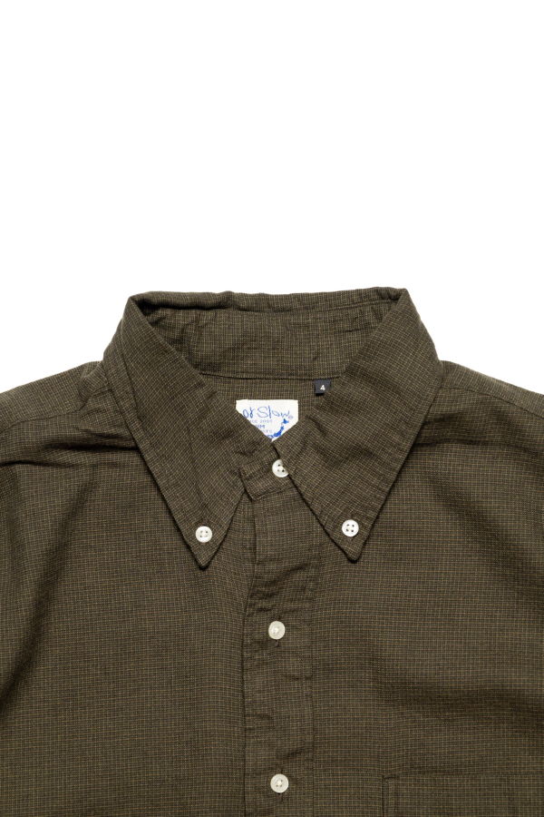 Orslow BD Shirt Soft Subtly Brushed Mini Check