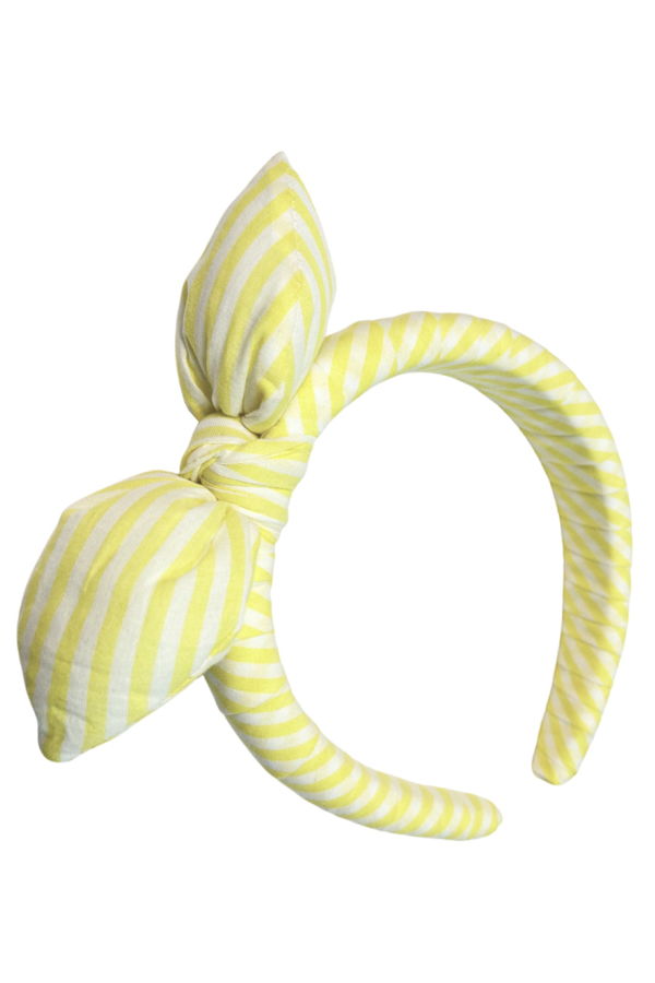 KIDS Tia Cibani Laurel Bow Headband - Yellow