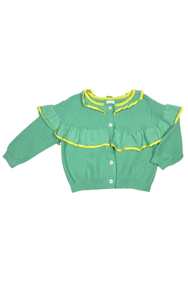 KIDS Tia Cibani Baby Ellie Cardigan - Green