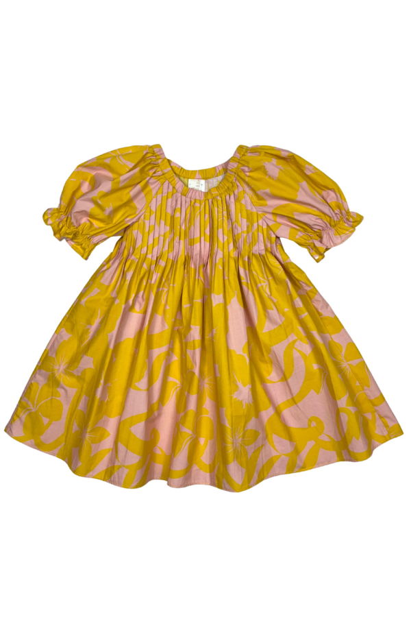 KIDS Tia Cibani Child Fantasia Dress Mango Mix - Orange