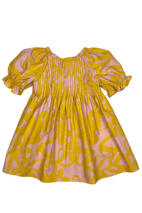 KIDS Tia Cibani Child Fantasia Dress Mango Mix - Orange
