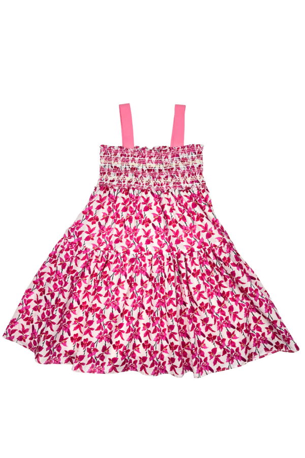 KIDS Tia Cibani Madison Tiered Dress - Pink