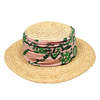 KIDS Tia Cibani Saba Bandana Boater Hat - Pink - Thumbnail 1
