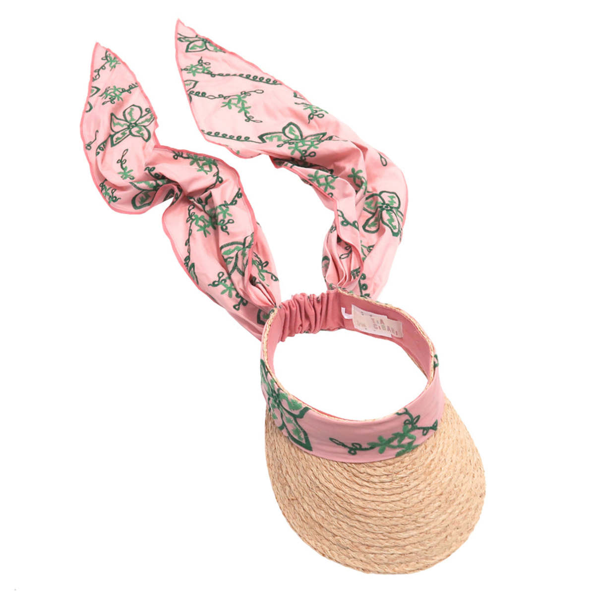 KIDS Tia Cibani Shebelle Scarf Visor Hat - Pink - Image 1 of 1