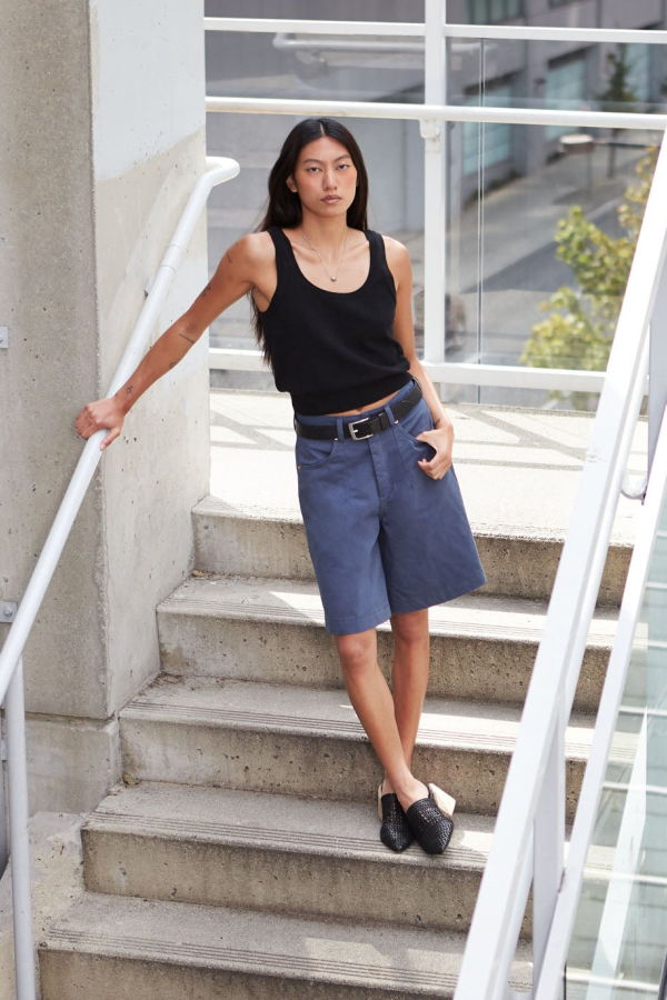 Decade Studio Noel Chino Shorts - Indigo