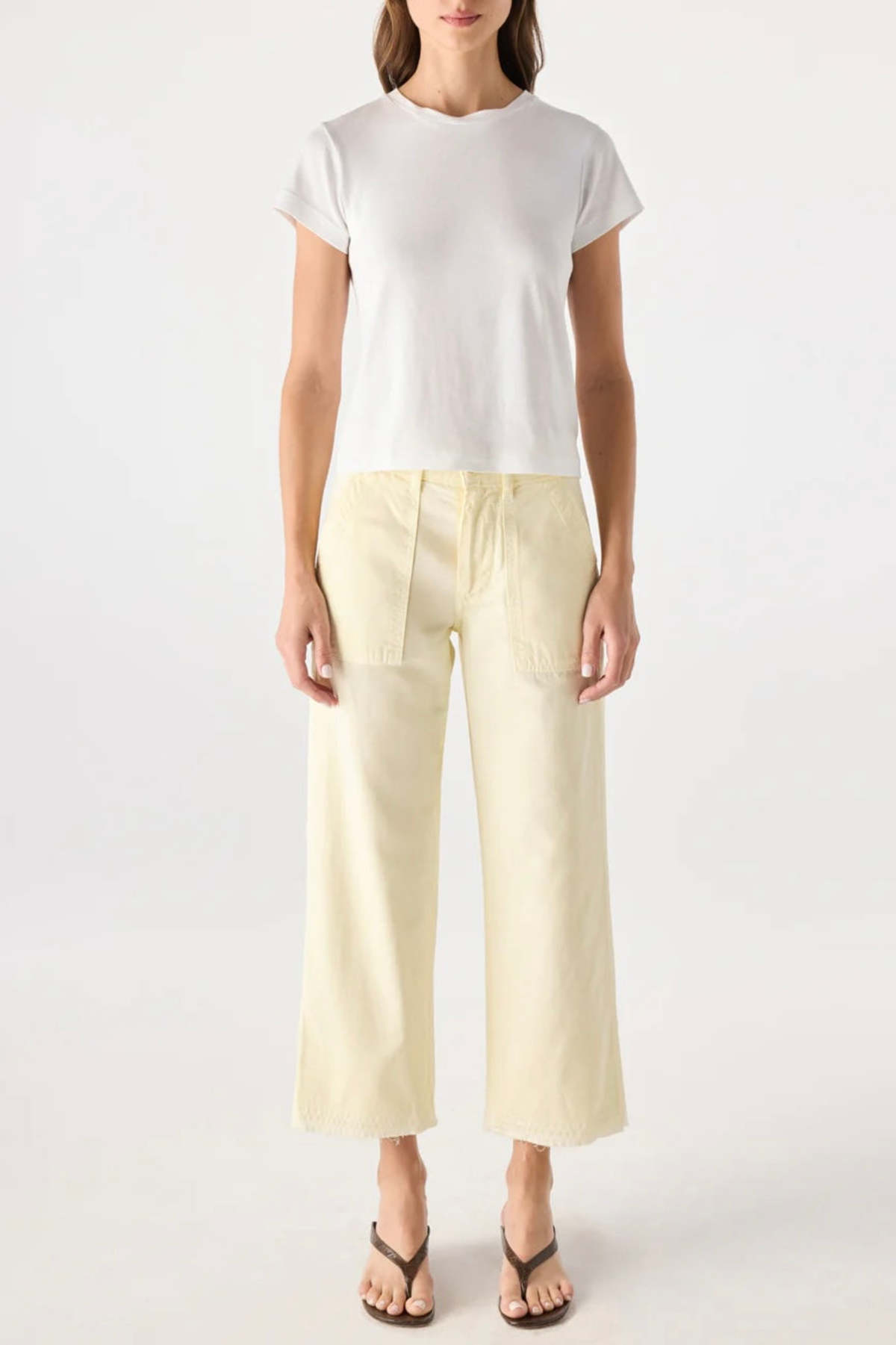 amo denim Easy Army Slouch Crop Pants - Image 1 of 2