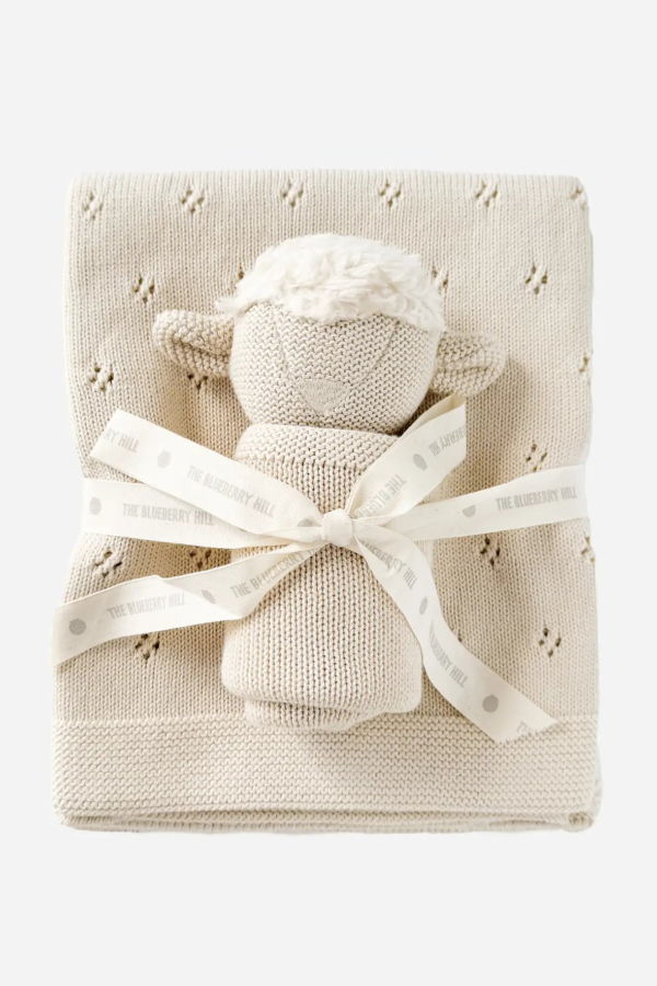 KIDS The Blueberry Hill Lovey + Blanket Gift Set