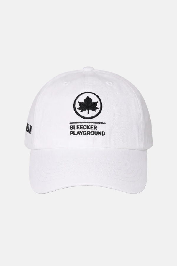 Blue&Cream Bleecker Playground Dad Cap - White
