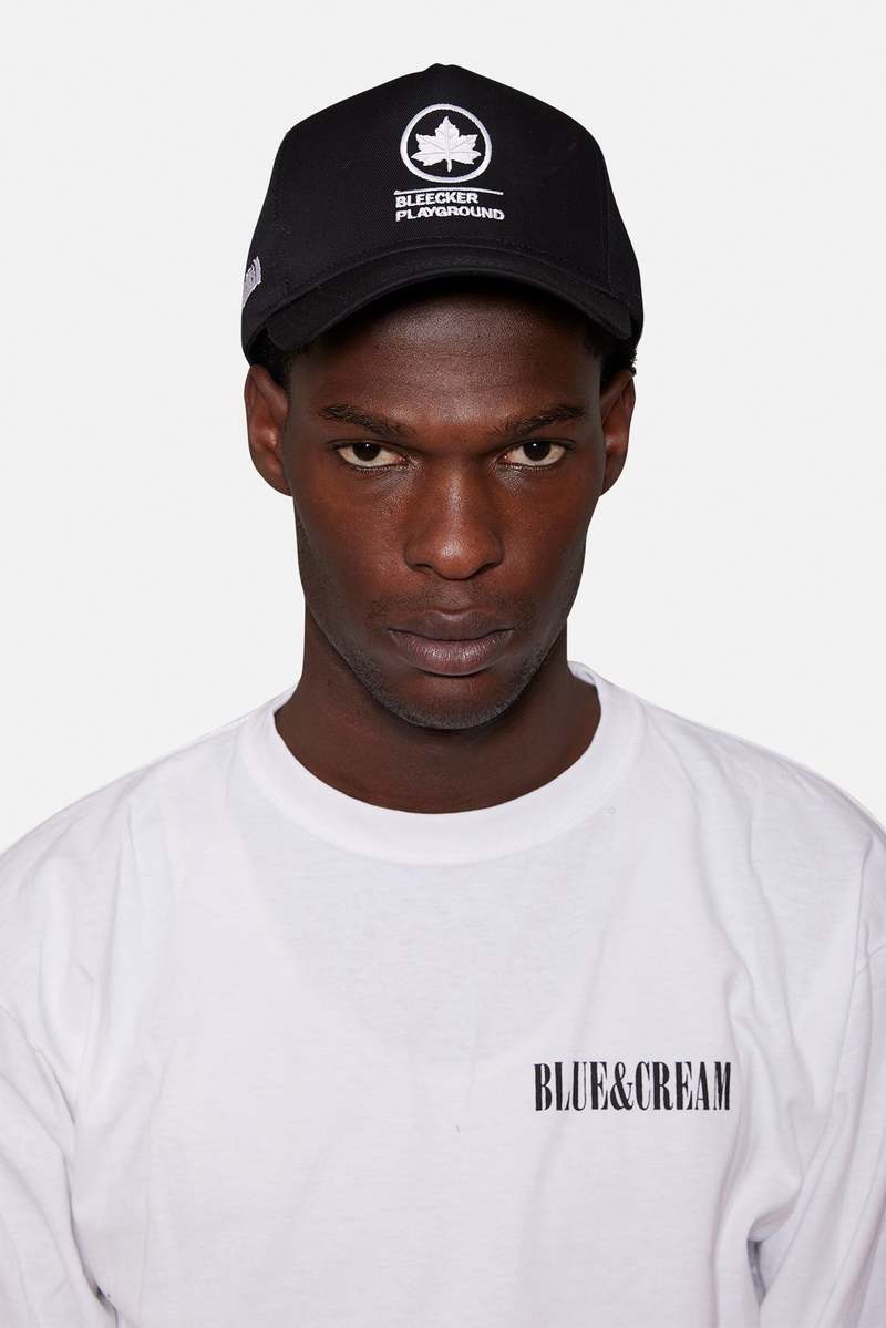Blue&Cream Bleecker Playground Snapback - Black