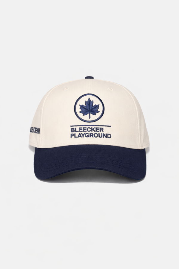 Blue&Cream Bleecker Playground Snapback - Cream/Navy
