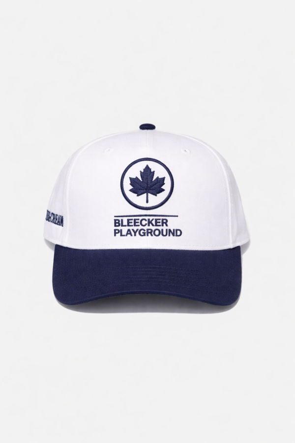 Blue&Cream Bleecker Playground Snapback - White/Navy